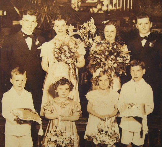 Bill and Ruth Piper's wedding