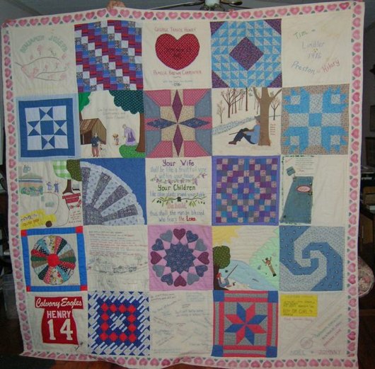 Quilt for Henry's 40th anniversary